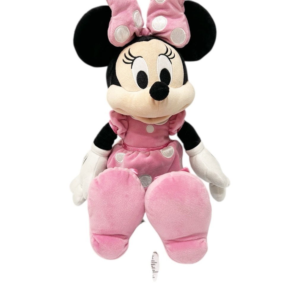 Disney Store Minnie Mouse Plush - Pink and Black